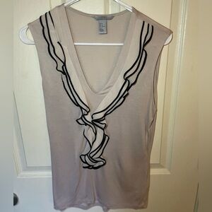 H&M blouse Size M Beige